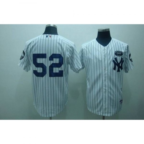 New York Yankees #52 C.C. Sabathia White GMS The B...