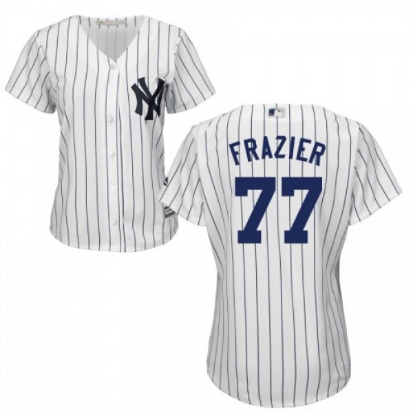 New York New York Yankees #77 Clint Frazier White ...