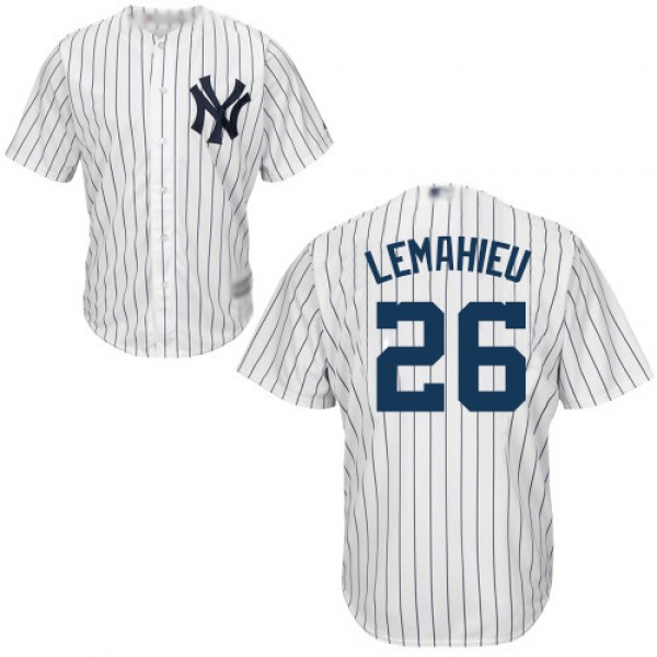 New York Yankees #26 DJ LeMahieu White Strip New C...