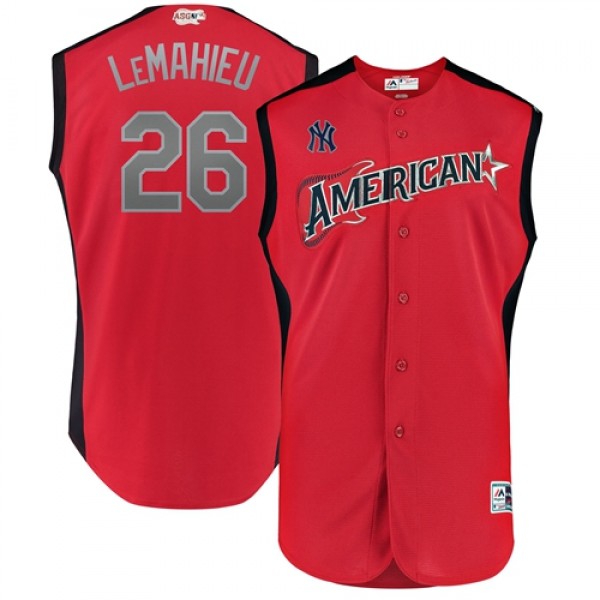 New York Yankees #26 DJ LeMahieu Red 2019 All-Star...