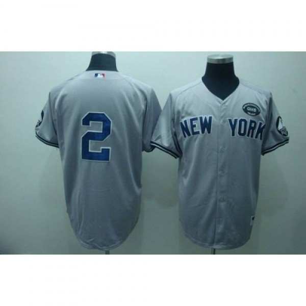 New York Yankees #2 Derek Jeter Grey GMS The Boss ...