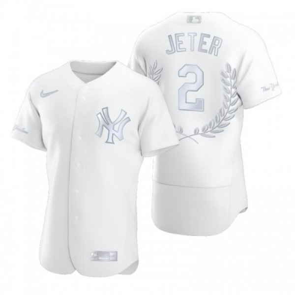 New York New York Yankees #2 Derek Jeter Men'...