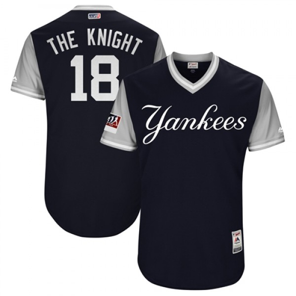 New York Yankees #18 Didi Gregorius Navy "The...