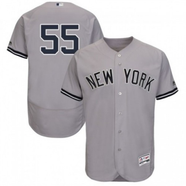 New York Yankees #55 Domingo German Grey Flexbase ...