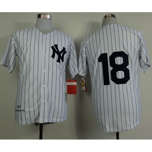 Mitchell and Ness 1956 New York Yankees #18 Don La...