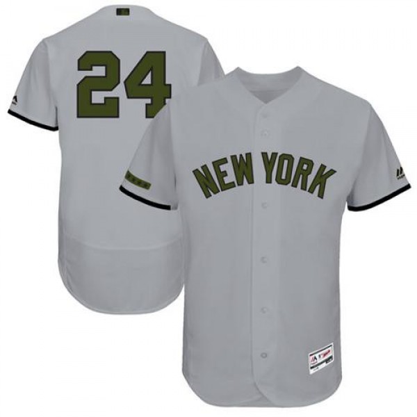 New York Yankees #24 Gary Sanchez Grey Flexbase Au...