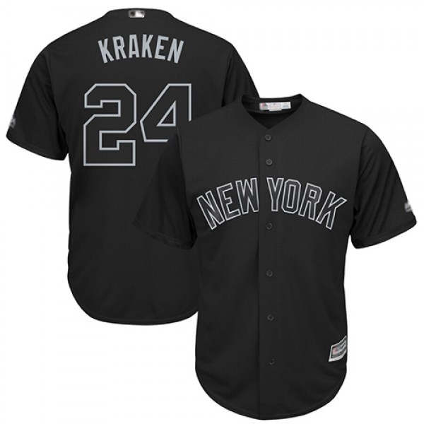 New York Yankees #24 Gary Sanchez Black "Krak...