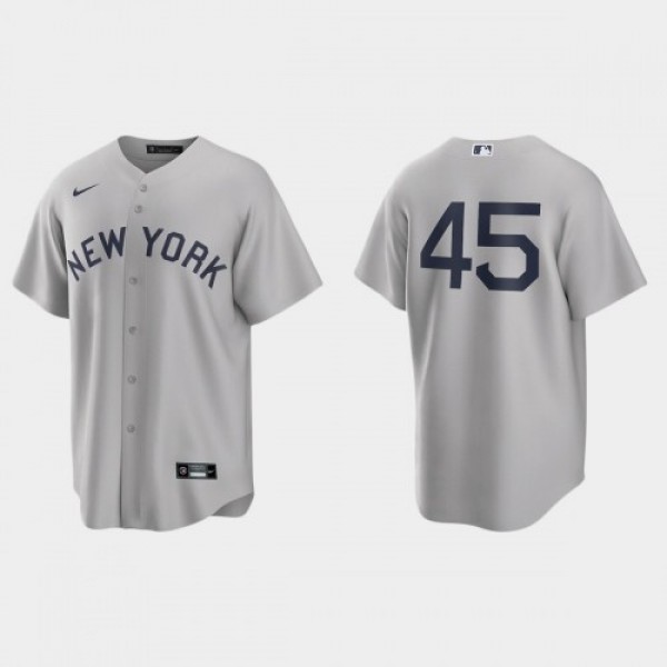 New York New York Yankees #45 Gerrit Cole Men'...