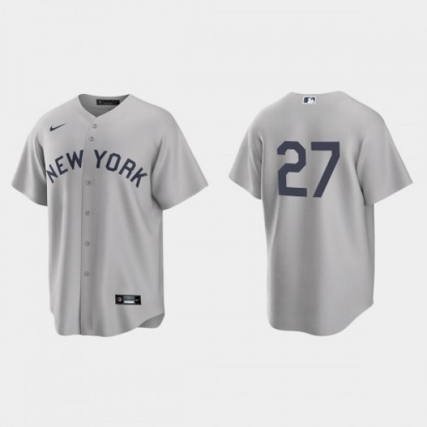 New York New York Yankees #27 Giancarlo Stanton Me...