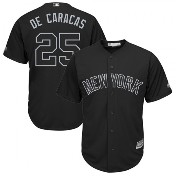 New York Yankees #25 Gleyber Torres Black "De...