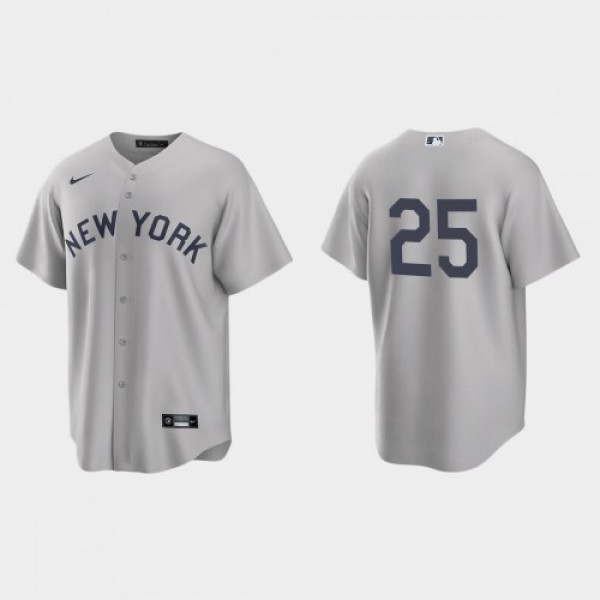 New York New York Yankees #25 Gleyber Torres Men&#...