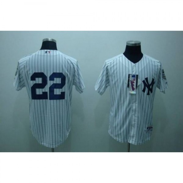 New York Yankees #22 Jacoby Ellsbury White Stitche...