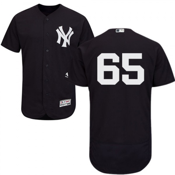 New York Yankees #65 James Paxton Navy Blue Flexba...