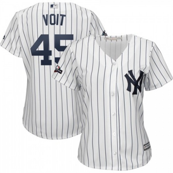 New York New York Yankees #45 Luke Voit Majestic W...