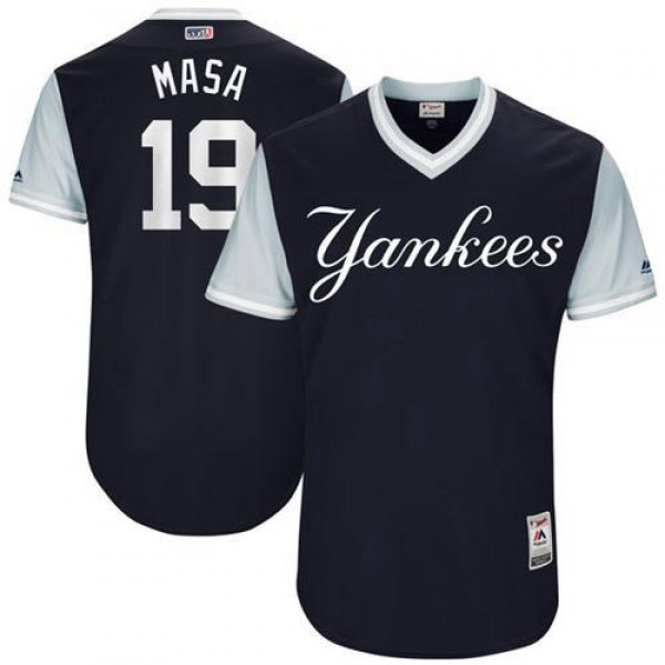 New York Yankees #19 Masahiro Tanaka Navy "Ma...