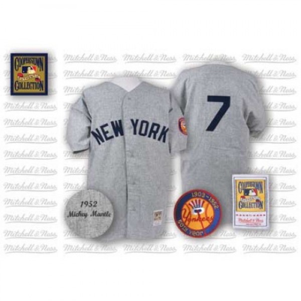 Mitchell And Ness 1952 New York Yankees #7 Mickey ...