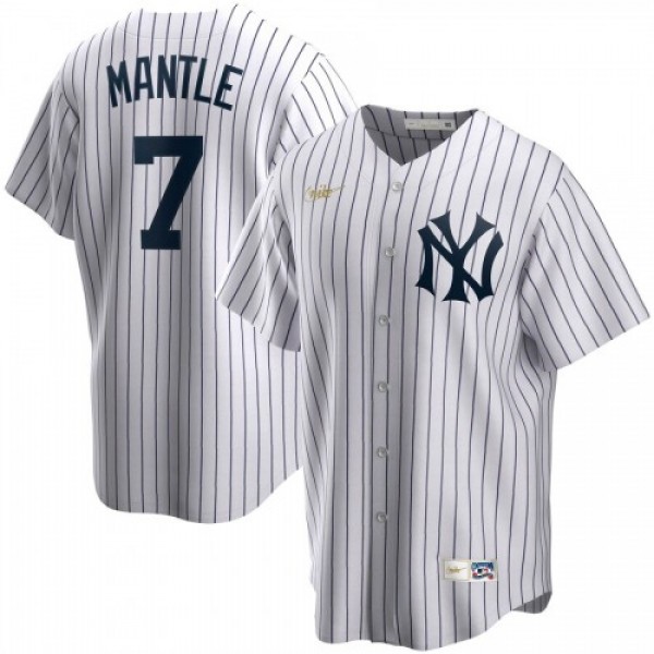 New York New York Yankees #7 Mickey Mantle Nike Ho...