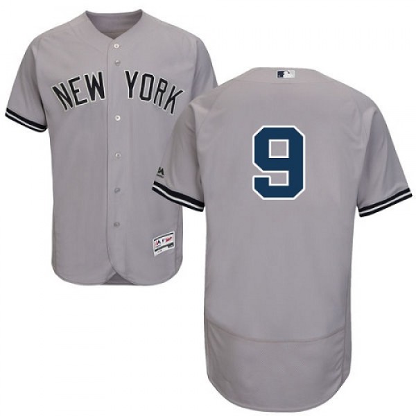 New York Yankees #9 Roger Maris Grey Flexbase Auth...