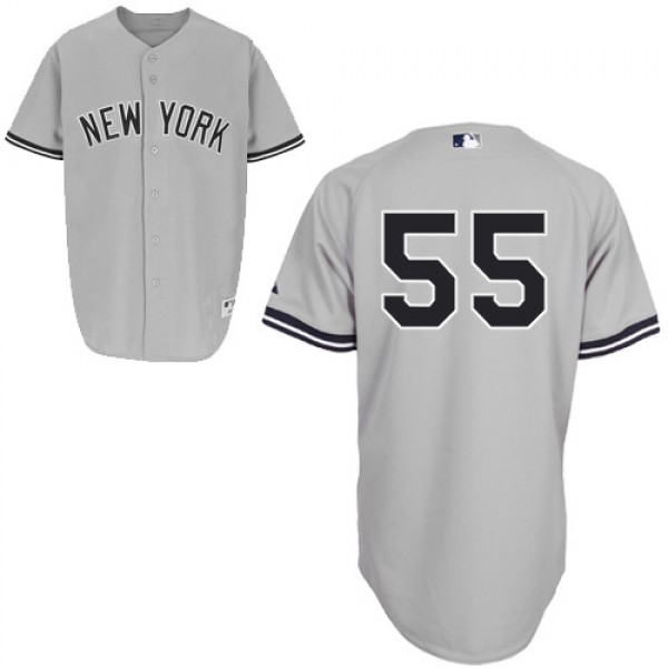 New York Yankees #55 Russell Martin Grey Stitched ...