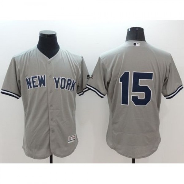 New York Yankees #15 Thurman Munson Grey Flexbase ...