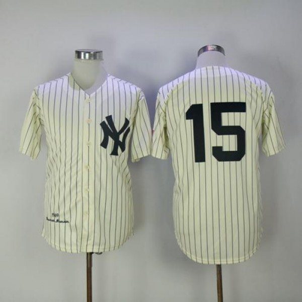 Mitchell And Ness 1969 New York Yankees #15 Thurma...