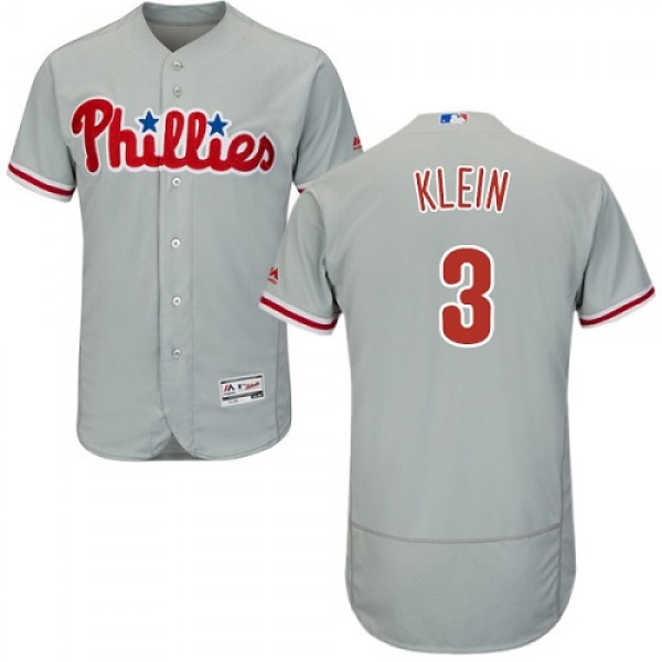 Philadelphia Phillies #3 Chuck Klein Grey Flexbase...