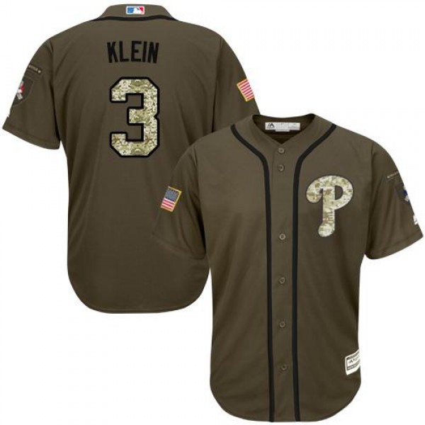 Philadelphia Phillies #3 Chuck Klein Green Salute ...