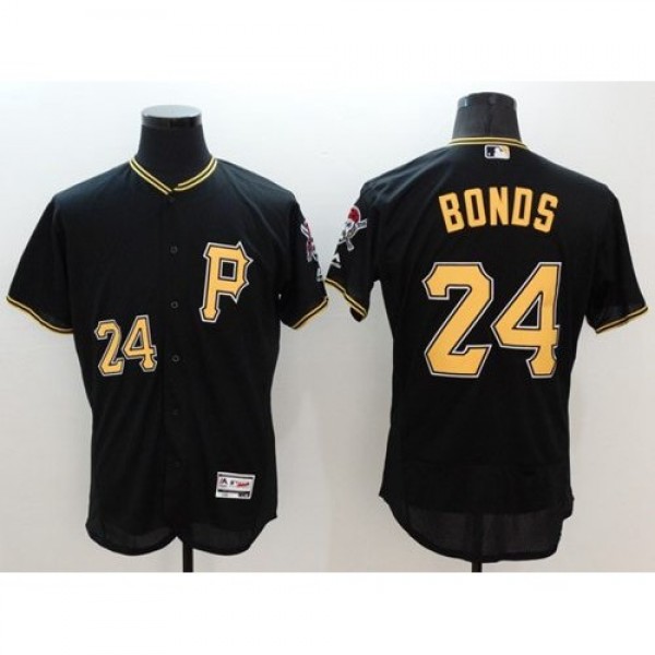 Pittsburgh Pirates #24 Barry Bonds Black Flexbase ...