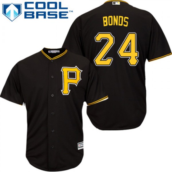 Pittsburgh Pirates #24 Barry Bonds Black Cool Base...