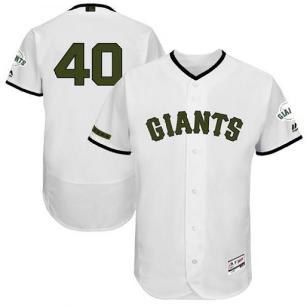 San Francisco Giants #40 Madison Bumgarner White F...