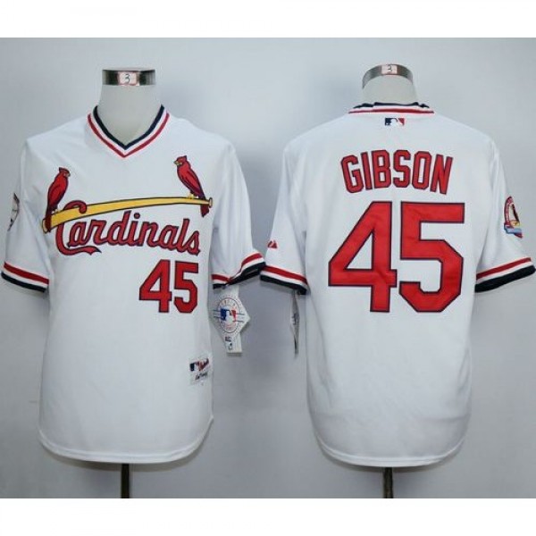 St.Louis Cardinals #45 Bob Gibson White 1982 Turn ...