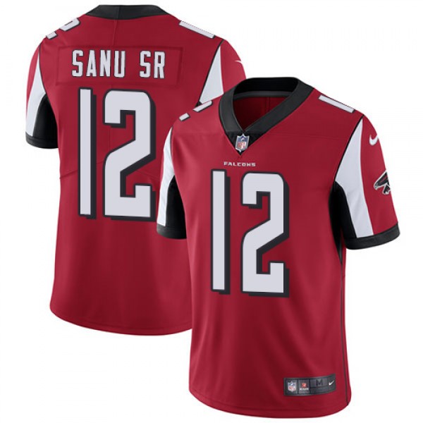 Nike Atlanta Falcons #12 Mohamed Sanu Sr Red Team ...