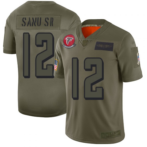 Nike Atlanta Falcons #12 Mohamed Sanu Sr Camo Men&...