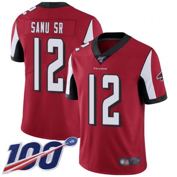 Nike Atlanta Falcons #12 Mohamed Sanu Sr Red Team ...