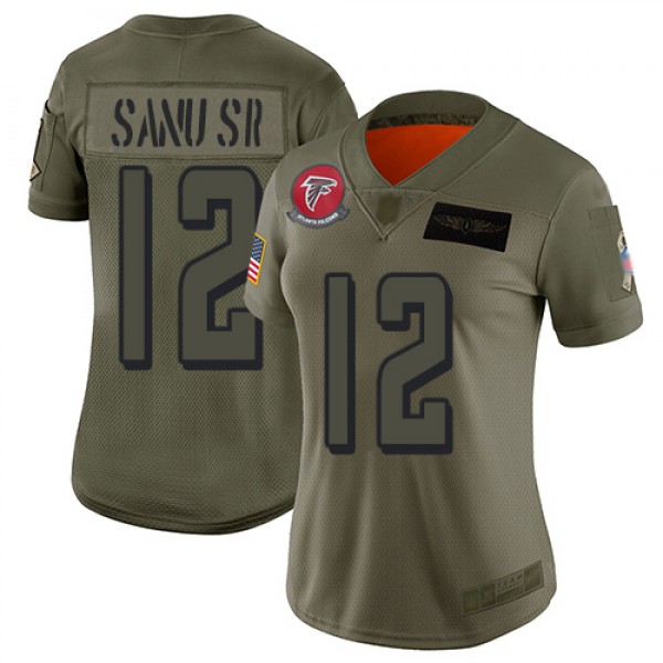 Nike Atlanta Falcons #12 Mohamed Sanu Sr Camo Wome...