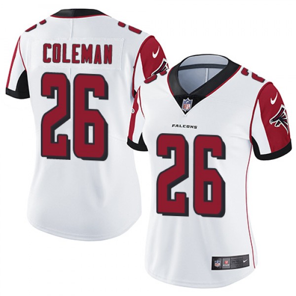 Nike Atlanta Falcons #26 Tevin Coleman White Women...