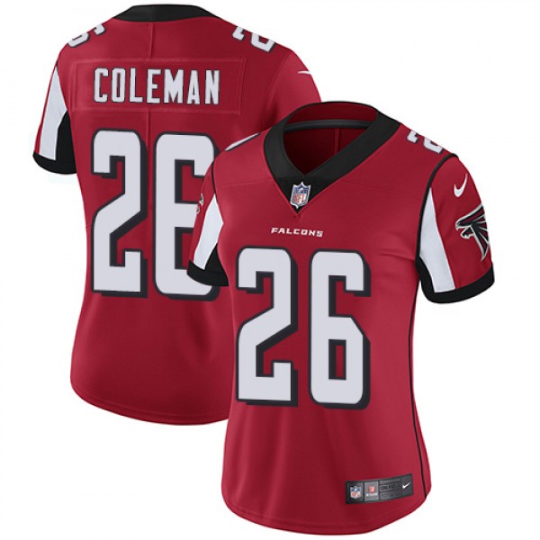 Nike Atlanta Falcons #26 Tevin Coleman Red Team Co...