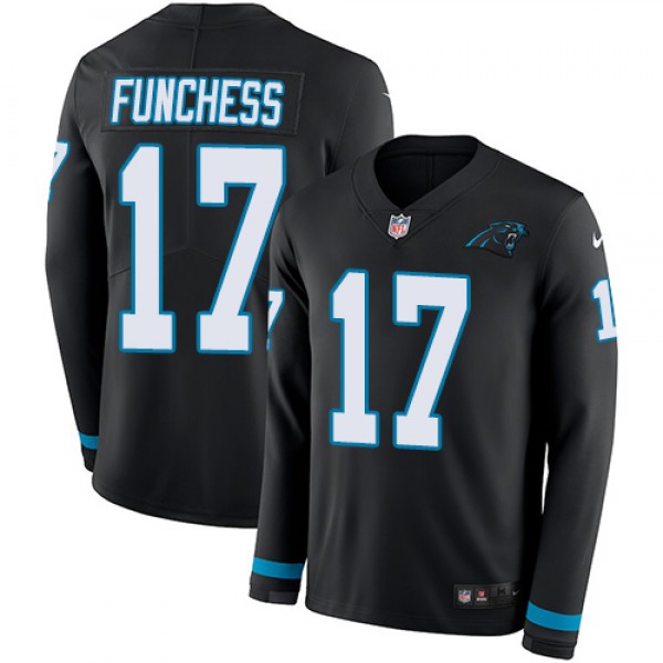 Nike Carolina Panthers #17 Devin Funchess Black Te...