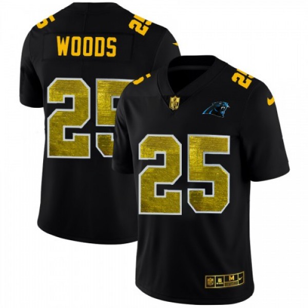 Carolina Carolina Panthers #25 Xavier Woods Men�...