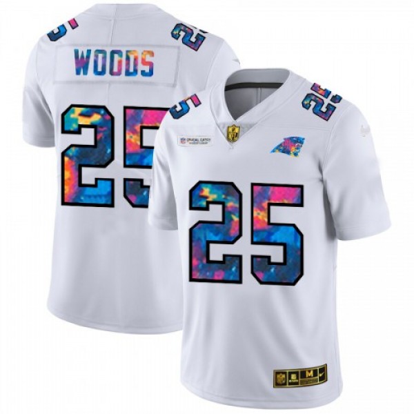 Carolina Carolina Panthers #25 Xavier Woods Men�...