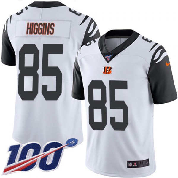 Nike Cincinnati Bengals #85 Tee Higgins White Men&...