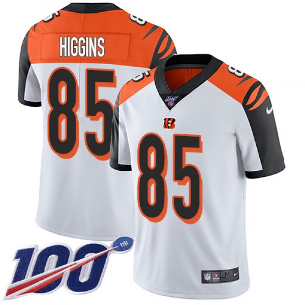 Nike Cincinnati Bengals #85 Tee Higgins White Men&...