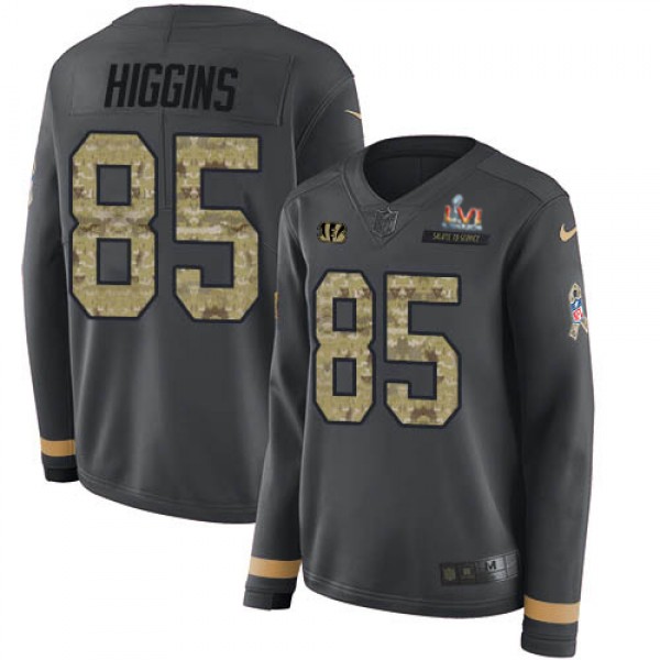 Nike Cincinnati Bengals #85 Tee Higgins Anthracite...