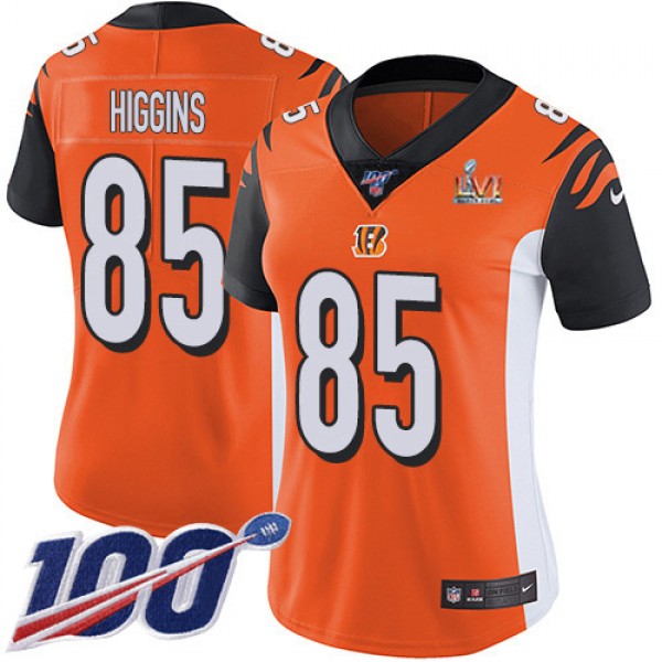 Nike Cincinnati Bengals #85 Tee Higgins Orange Sup...