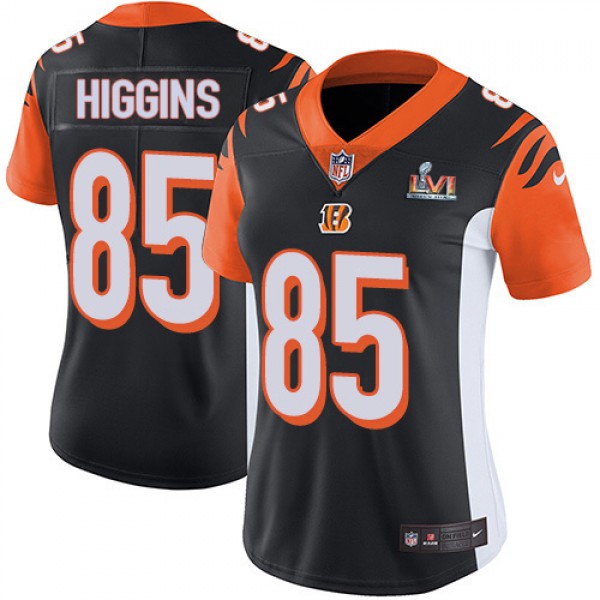 Nike Cincinnati Bengals #85 Tee Higgins Black Team...