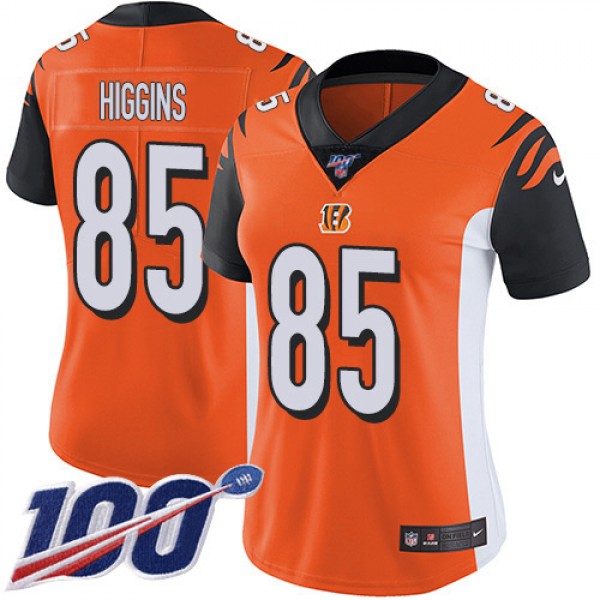 Nike Cincinnati Bengals #85 Tee Higgins Orange Alt...