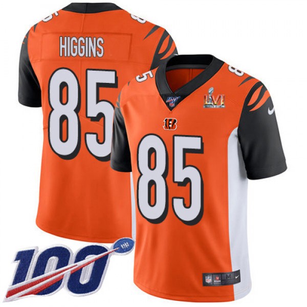 Nike Cincinnati Bengals #85 Tee Higgins Orange Sup...