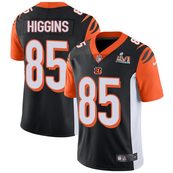 Nike Cincinnati Bengals #85 Tee Higgins Black Team...