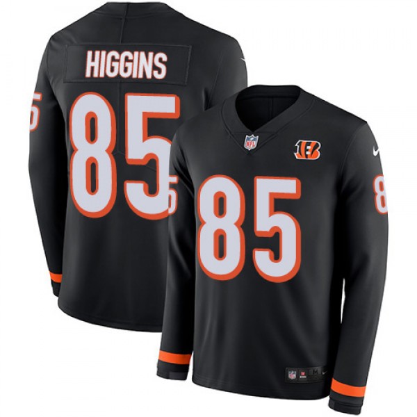 Nike Cincinnati Bengals #85 Tee Higgins Black Team...