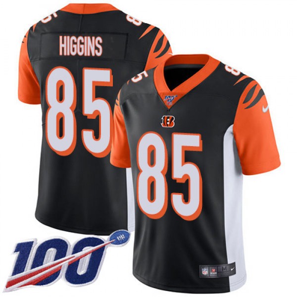 Nike Cincinnati Bengals #85 Tee Higgins Black Team...